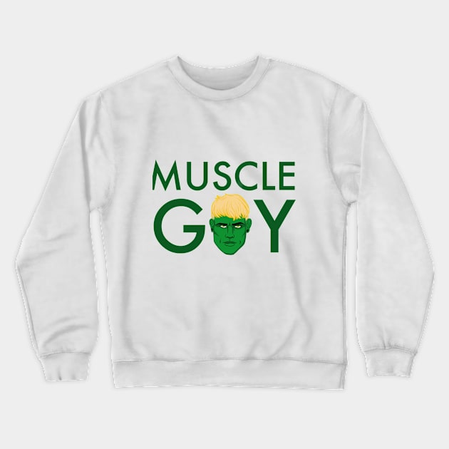 Muscle Gay Crewneck Sweatshirt by ChangoATX